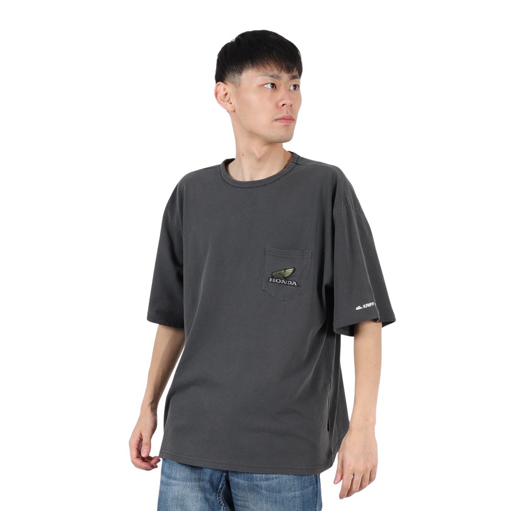 クリフメイヤー（KRIFF MAYER）（メンズ、レディース）HONDAコラボTシャツ CB750 2457200:17:CHARCOAL