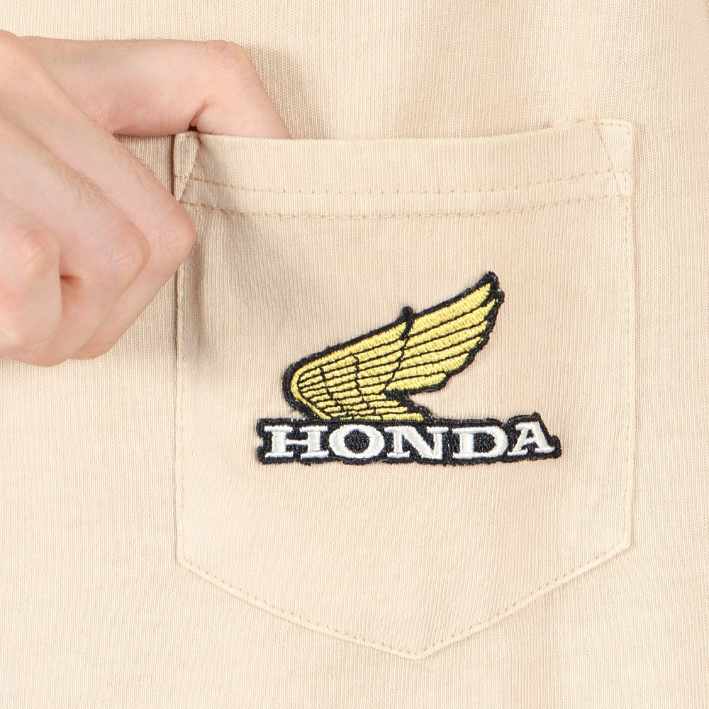 クリフメイヤー（KRIFF MAYER）（メンズ、レディース）HONDAコラボTシャツ CB750 2457200:20:BEIGE