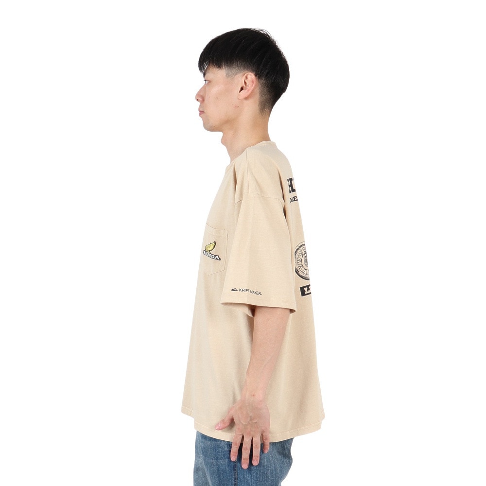 クリフメイヤー（KRIFF MAYER）（メンズ、レディース）HONDAコラボTシャツ CB750 2457200:20:BEIGE