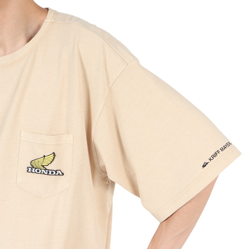 クリフメイヤー（KRIFF MAYER）（メンズ、レディース）HONDAコラボTシャツ CB750 2457200:20:BEIGE