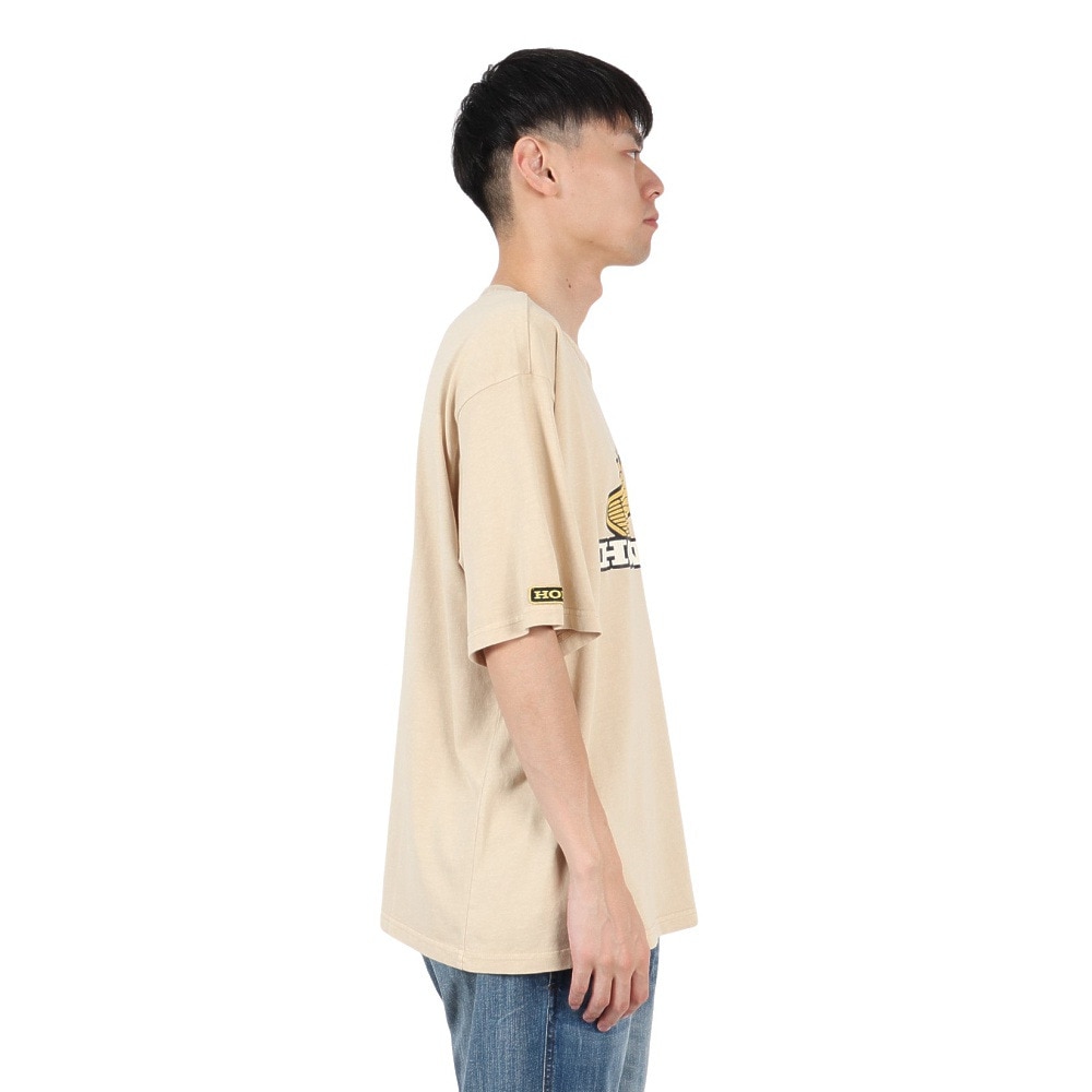 クリフメイヤー（KRIFF MAYER）（メンズ、レディース）HONDAコラボTシャツ WING 2457201:20:BEIGE
