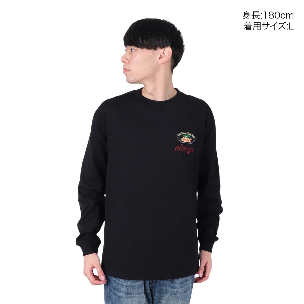 エクストララージ（XLARGE）（メンズ）PEACE SQUAD 長袖Tシャツ 101251011004-BLACK