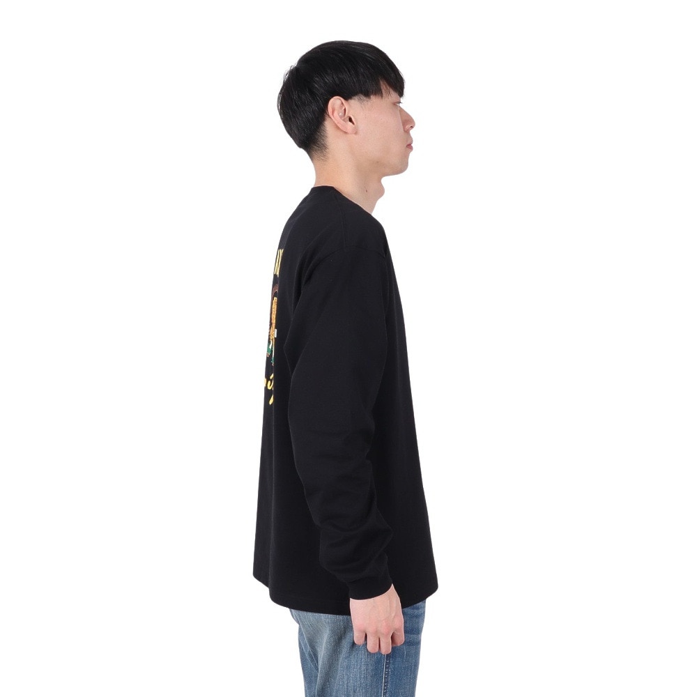 エクストララージ（XLARGE）（メンズ）PEACE SQUAD 長袖Tシャツ 101251011004-BLACK