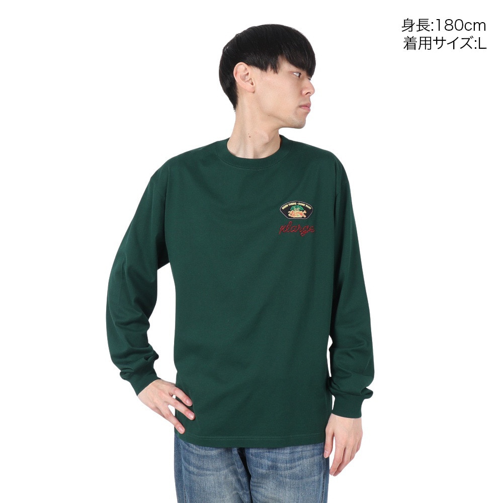 エクストララージ（XLARGE）（メンズ）PEACE SQUAD 長袖Tシャツ 101251011004-GREEN