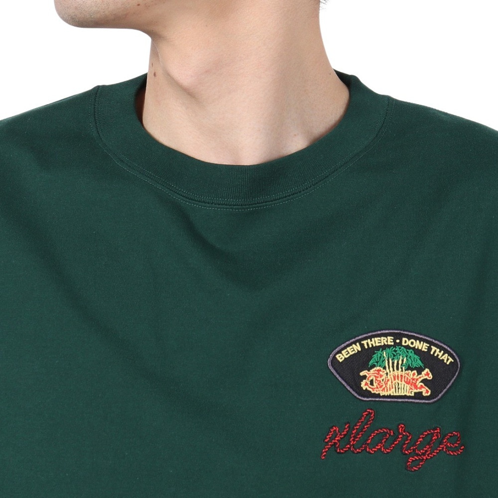エクストララージ（XLARGE）（メンズ）PEACE SQUAD 長袖Tシャツ 101251011004-GREEN