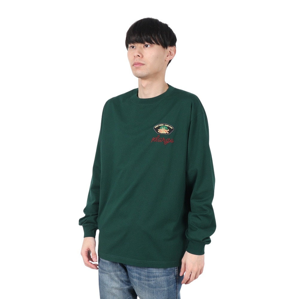 エクストララージ（XLARGE）（メンズ）PEACE SQUAD 長袖Tシャツ 101251011004-GREEN