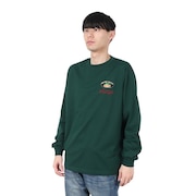 (メンズ)PEACE SQUAD 長袖Tシャツ 101251011004-GREEN