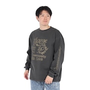(メンズ)COMMUNITY SPIRIT 長袖Tシャツ 101251011005-BLACK