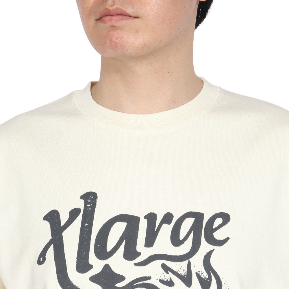 エクストララージ（XLARGE）（メンズ）COMMUNITY SPIRIT 長袖Tシャツ 101251011005-OFF WHITE
