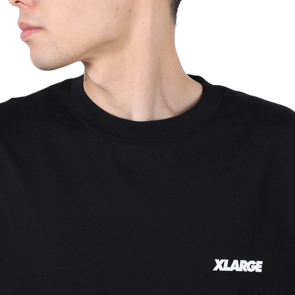 エクストララージ（XLARGE）（メンズ）BACKSIDE OG 長袖Tシャツ 101251011006-BLACK