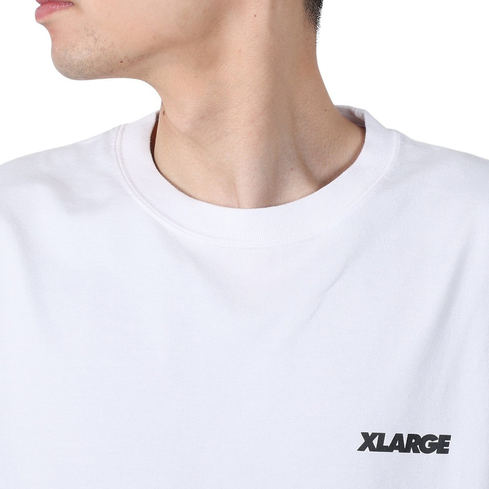 エクストララージ（XLARGE）（メンズ）BACKSIDE OG 長袖Tシャツ 101251011006-WHITE