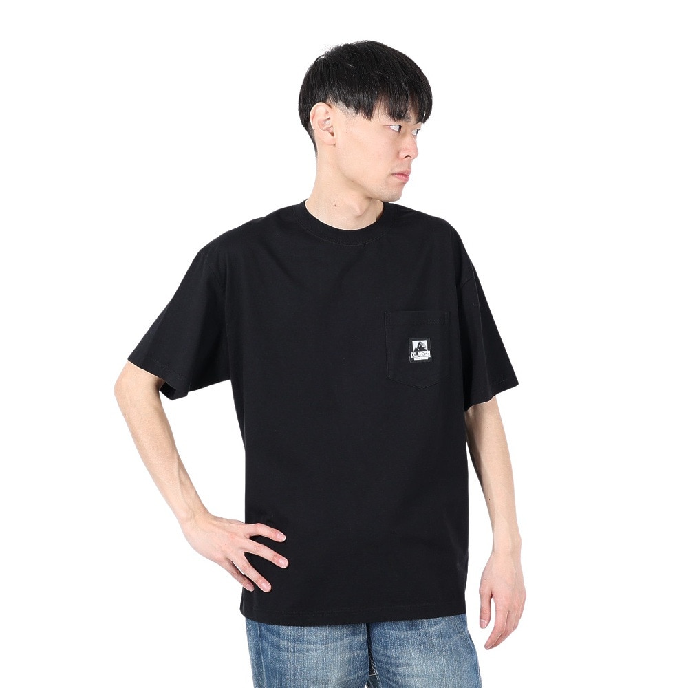 エクストララージ（XLARGE）（メンズ）OG TAG 半袖ポケットTシャツ 101251011007-BLACK