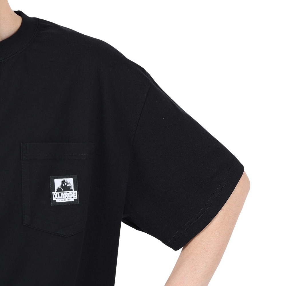 エクストララージ（XLARGE）（メンズ）OG TAG 半袖ポケットTシャツ 101251011007-BLACK