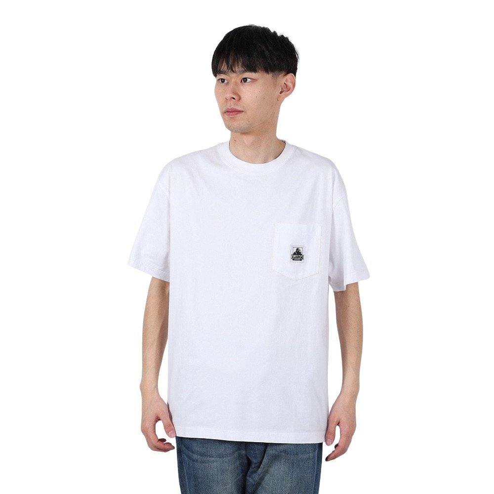 エクストララージ（XLARGE）（メンズ）OG TAG 半袖ポケットTシャツ 101251011007-WHITE