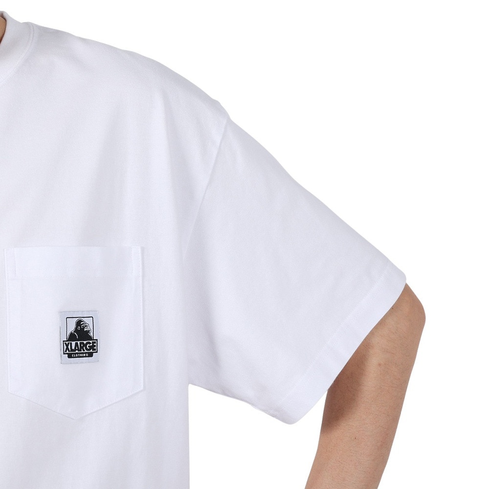 エクストララージ（XLARGE）（メンズ）OG TAG 半袖ポケットTシャツ 101251011007-WHITE