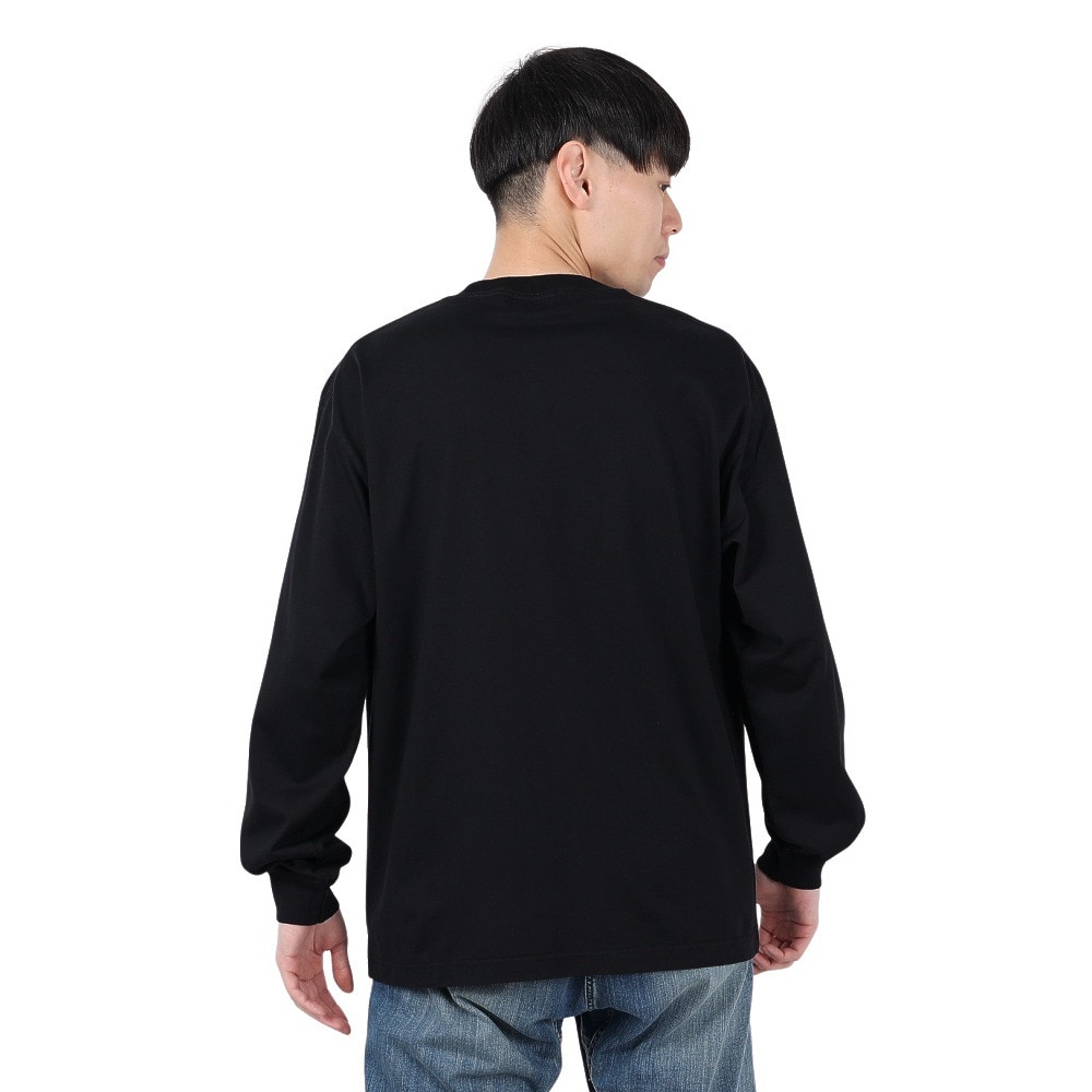 エクストララージ（XLARGE）（メンズ）STANDARD LOGO TAG 長袖ポケットTシャツ 101251011008-BLACK