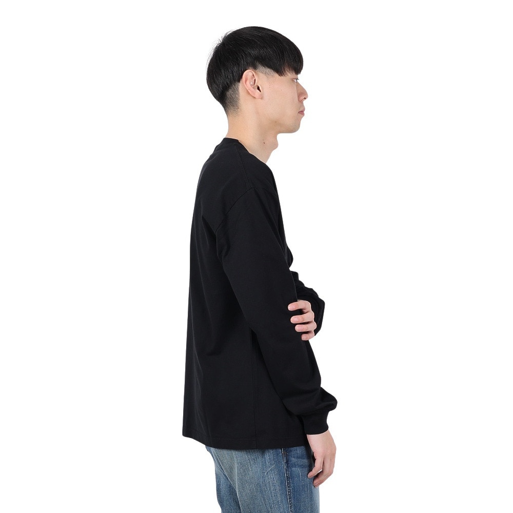 エクストララージ（XLARGE）（メンズ）STANDARD LOGO TAG 長袖ポケットTシャツ 101251011008-BLACK