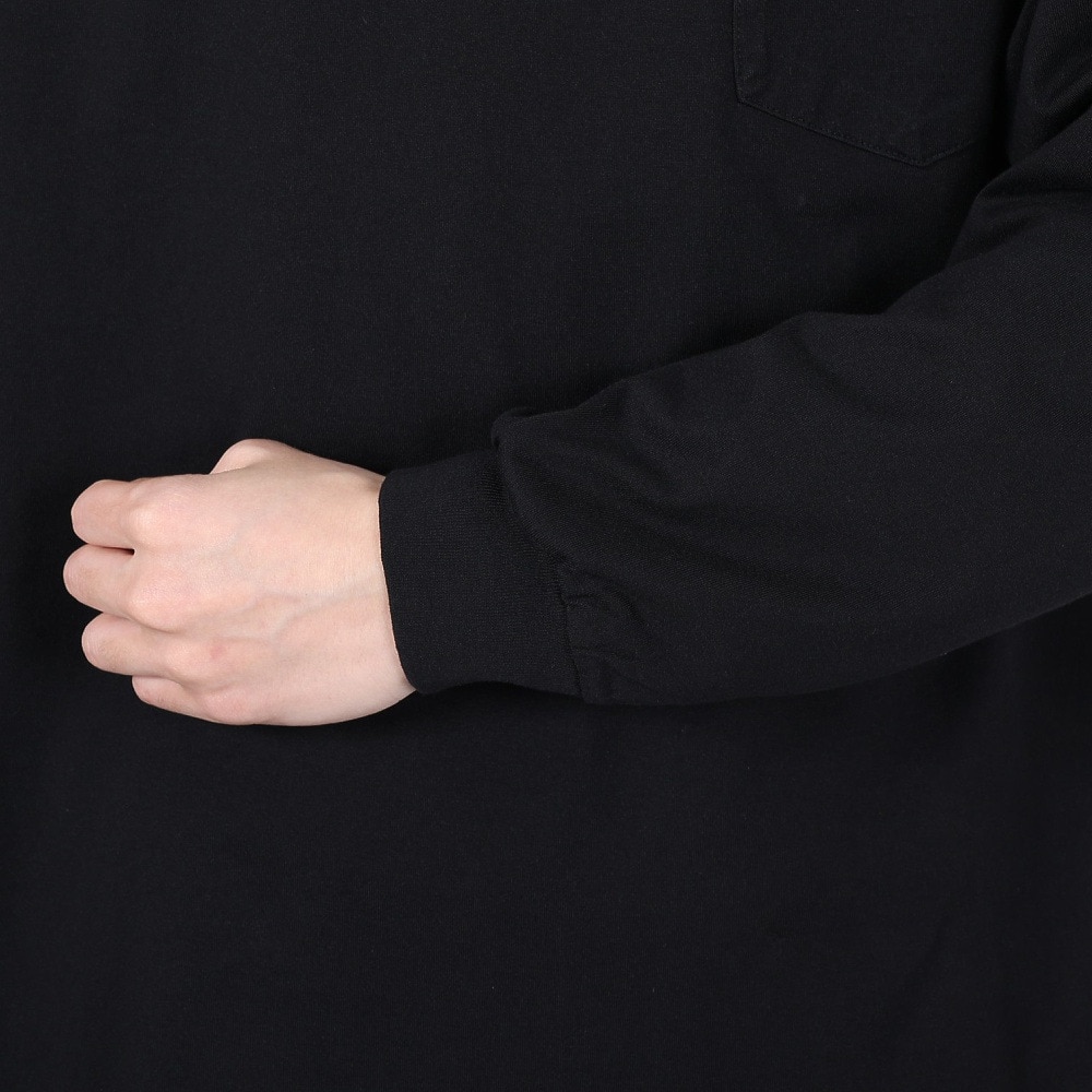 エクストララージ（XLARGE）（メンズ）STANDARD LOGO TAG 長袖ポケットTシャツ 101251011008-BLACK