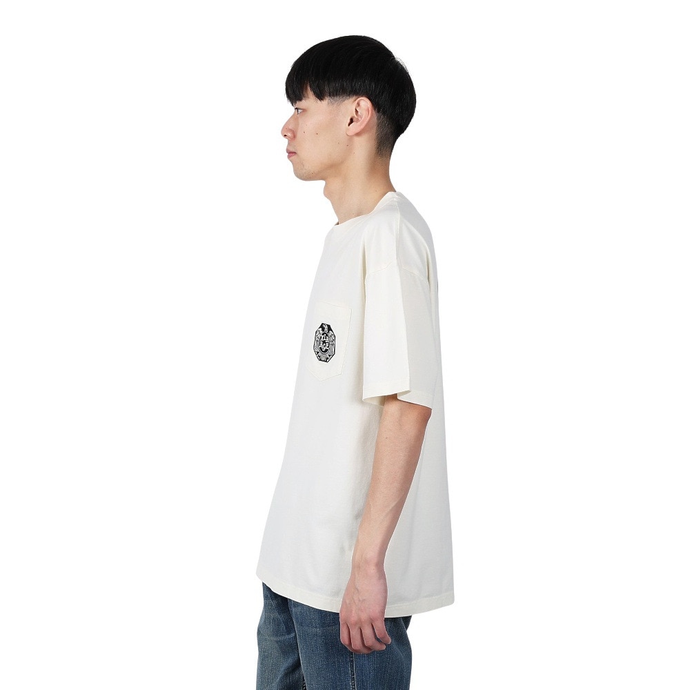 エクストララージ（XLARGE）（メンズ）EAGLE 半袖ポケットTシャツ 101251011016-OFF WHITE