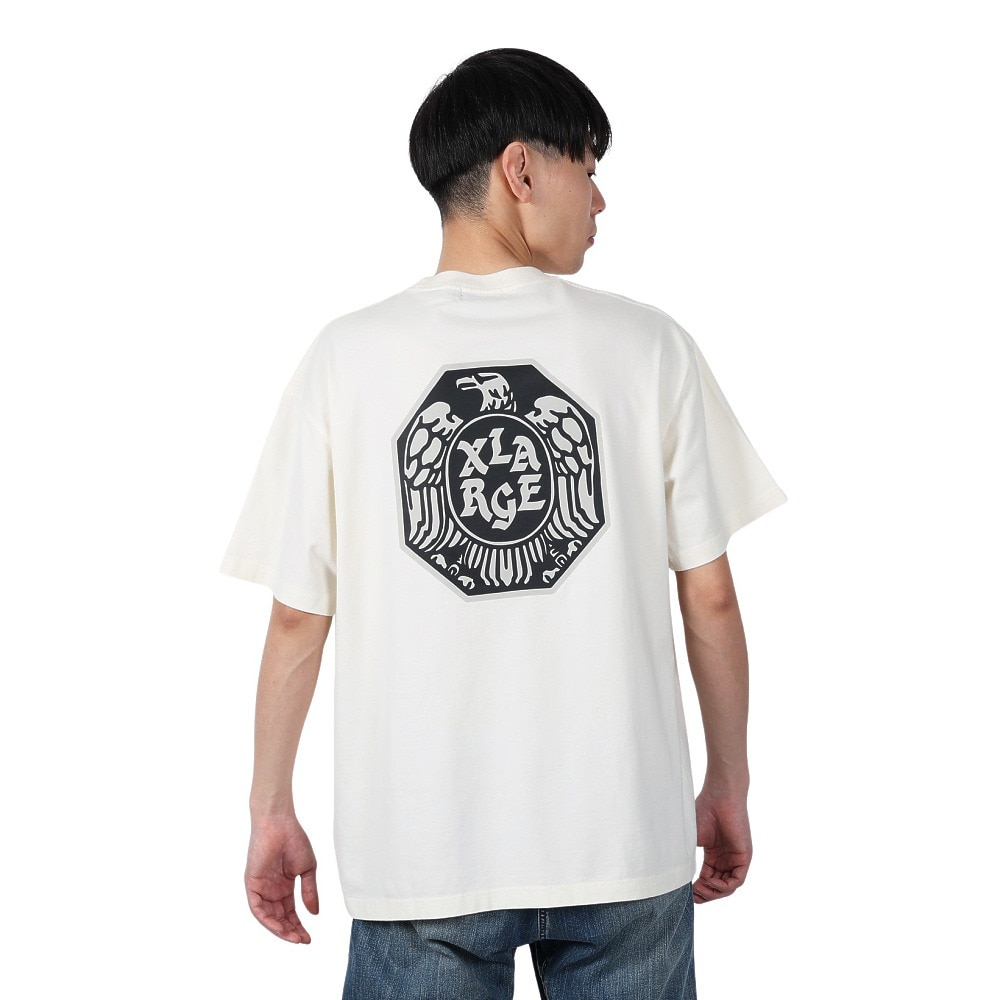 エクストララージ（XLARGE）（メンズ）EAGLE 半袖ポケットTシャツ 101251011016-OFF WHITE