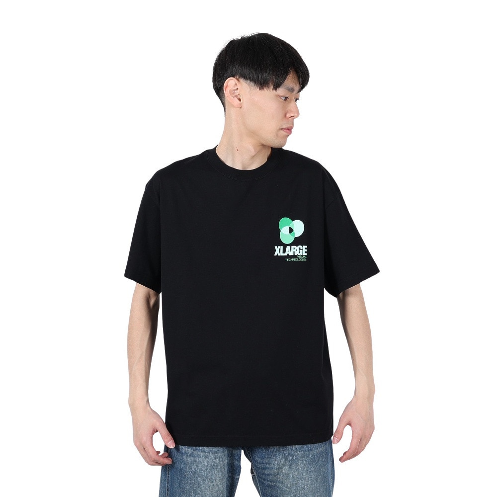 エクストララージ（XLARGE）（メンズ）VISUAL TECHNOLOGIES 半袖Tシャツ 101251011019-BLACK