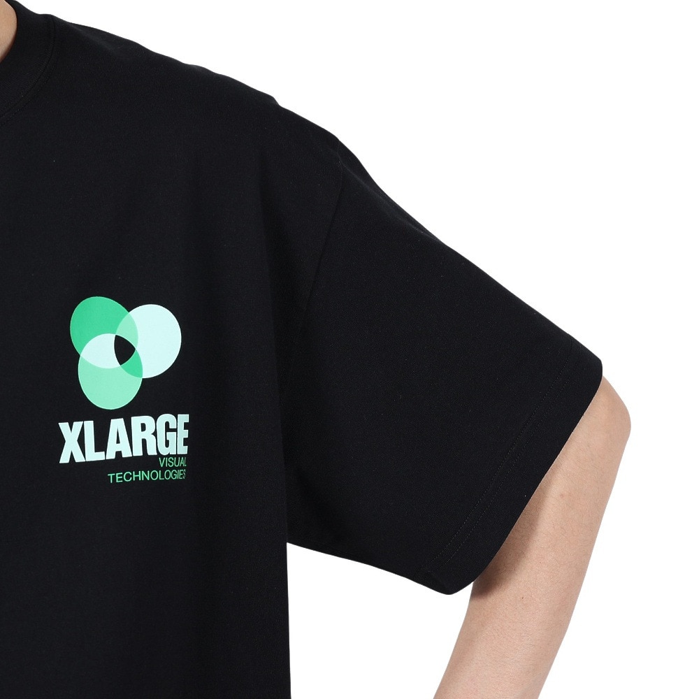 エクストララージ（XLARGE）（メンズ）VISUAL TECHNOLOGIES 半袖Tシャツ 101251011019-BLACK
