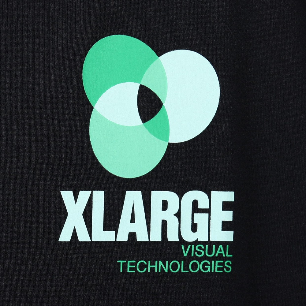 エクストララージ（XLARGE）（メンズ）VISUAL TECHNOLOGIES 半袖Tシャツ 101251011019-BLACK