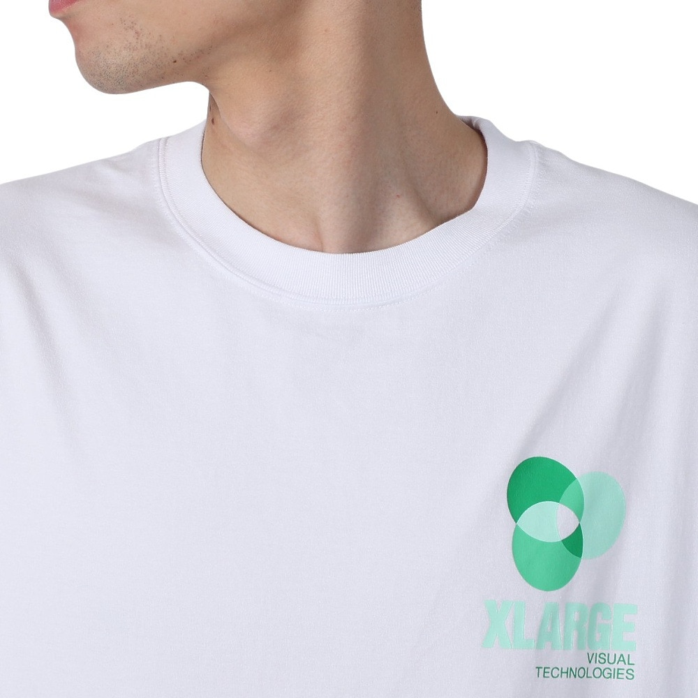 エクストララージ（XLARGE）（メンズ）VISUAL TECHNOLOGIES 半袖Tシャツ 101251011019-WHITE