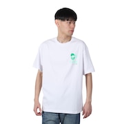 (メンズ)VISUAL TECHNOLOGIES 半袖Tシャツ 101251011019-WHITE