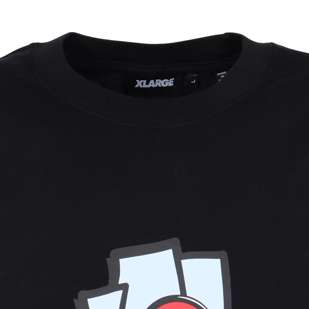 エクストララージ（XLARGE）（メンズ）THROW UP 半袖Tシャツ 101251011026-BLACK