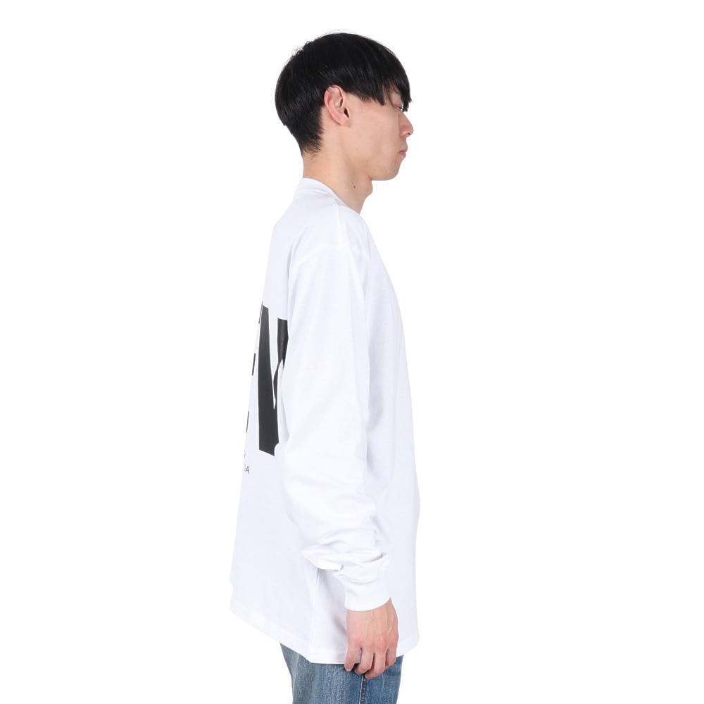 ニューエラ（NEW ERA）（メンズ、レディース）長袖 オーバーサイズド コットン Tシャツ Zoom Up Logo 14324692