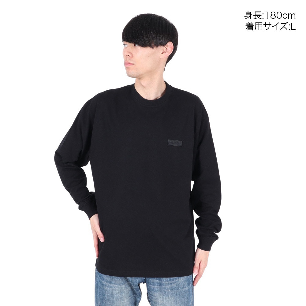 ニューエラ（NEW ERA）（メンズ、レディース）長袖 オーバーサイズド コットン Tシャツ Zoom Up Logo 14324694