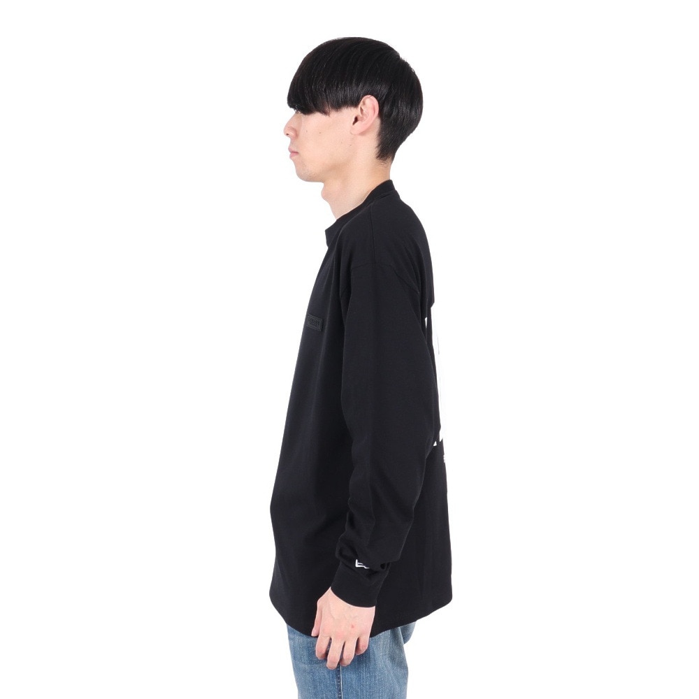 ニューエラ（NEW ERA）（メンズ、レディース）長袖 オーバーサイズド コットン Tシャツ Zoom Up Logo 14324694