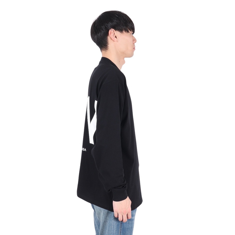 ニューエラ（NEW ERA）（メンズ、レディース）長袖 オーバーサイズド コットン Tシャツ Zoom Up Logo 14324694
