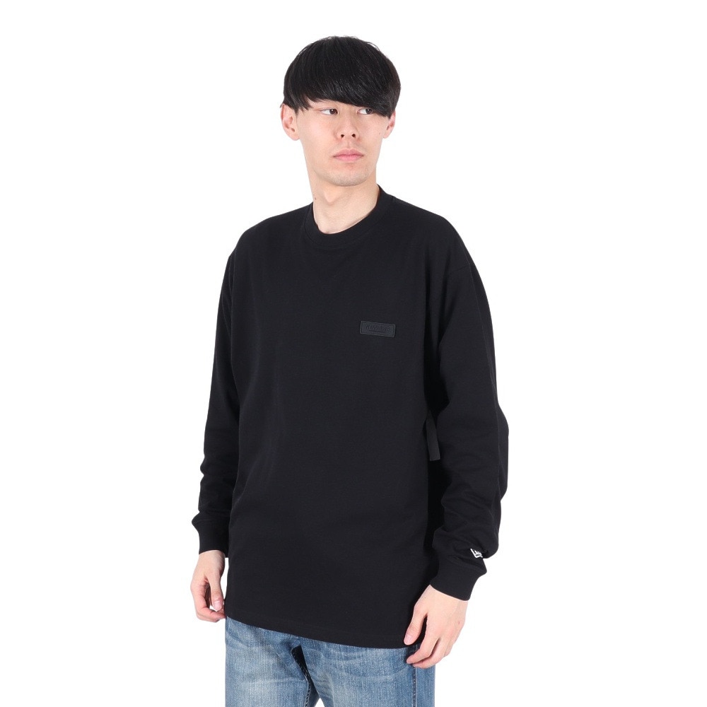ニューエラ（NEW ERA）（メンズ、レディース）長袖 オーバーサイズド コットン Tシャツ Zoom Up Logo 14324694