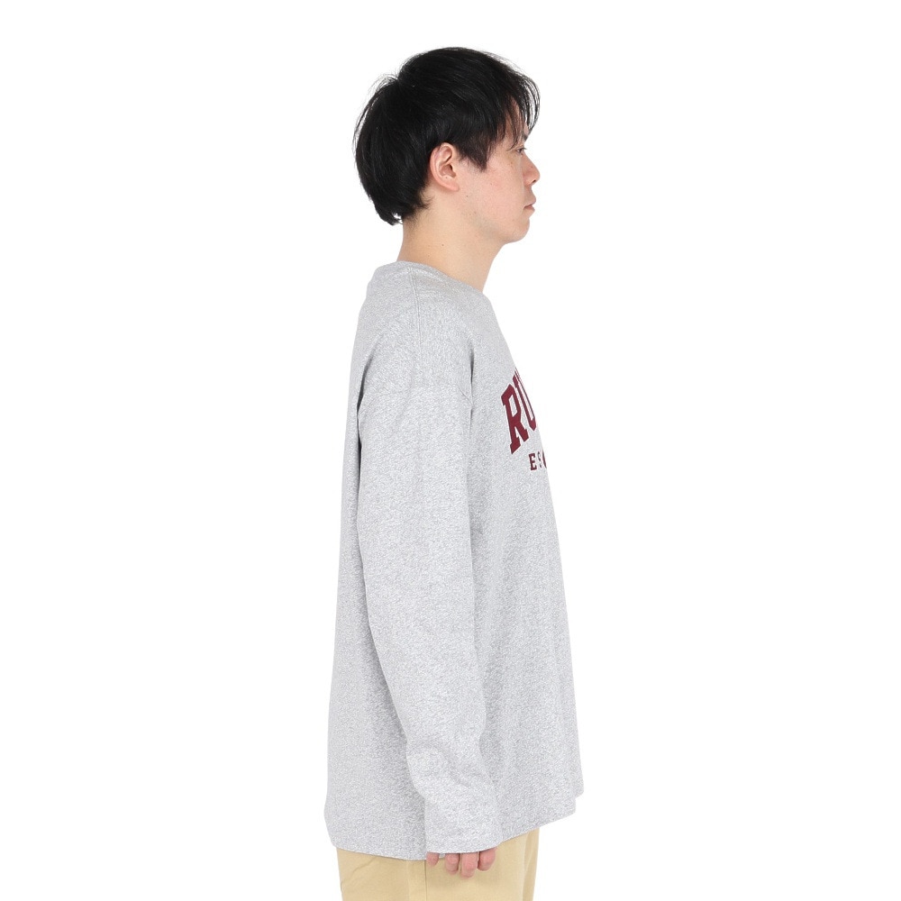 ラッセル（RUSSELL）（メンズ）88/12カレッジロゴ ロングTシャツ RBM25ES0004 MGRY