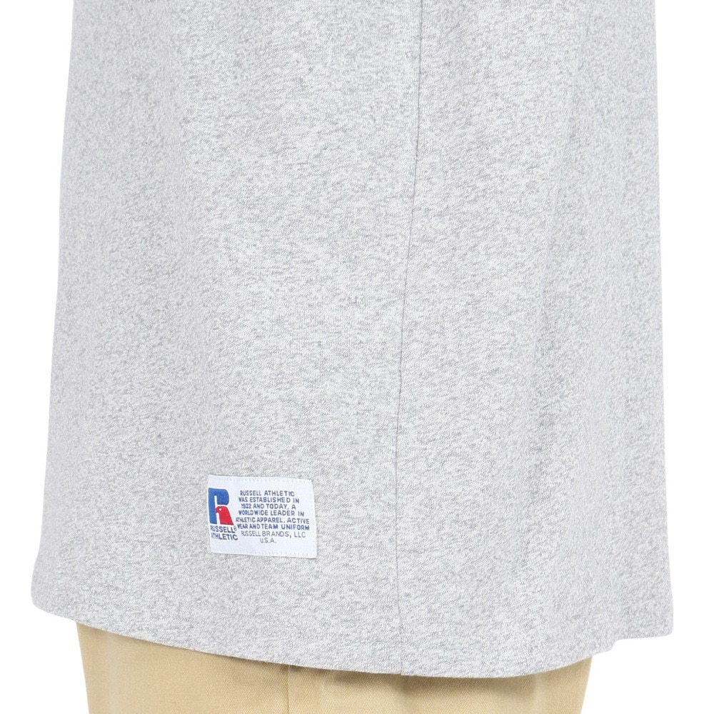 ラッセル（RUSSELL）（メンズ）88/12カレッジロゴ ロングTシャツ RBM25ES0004 MGRY