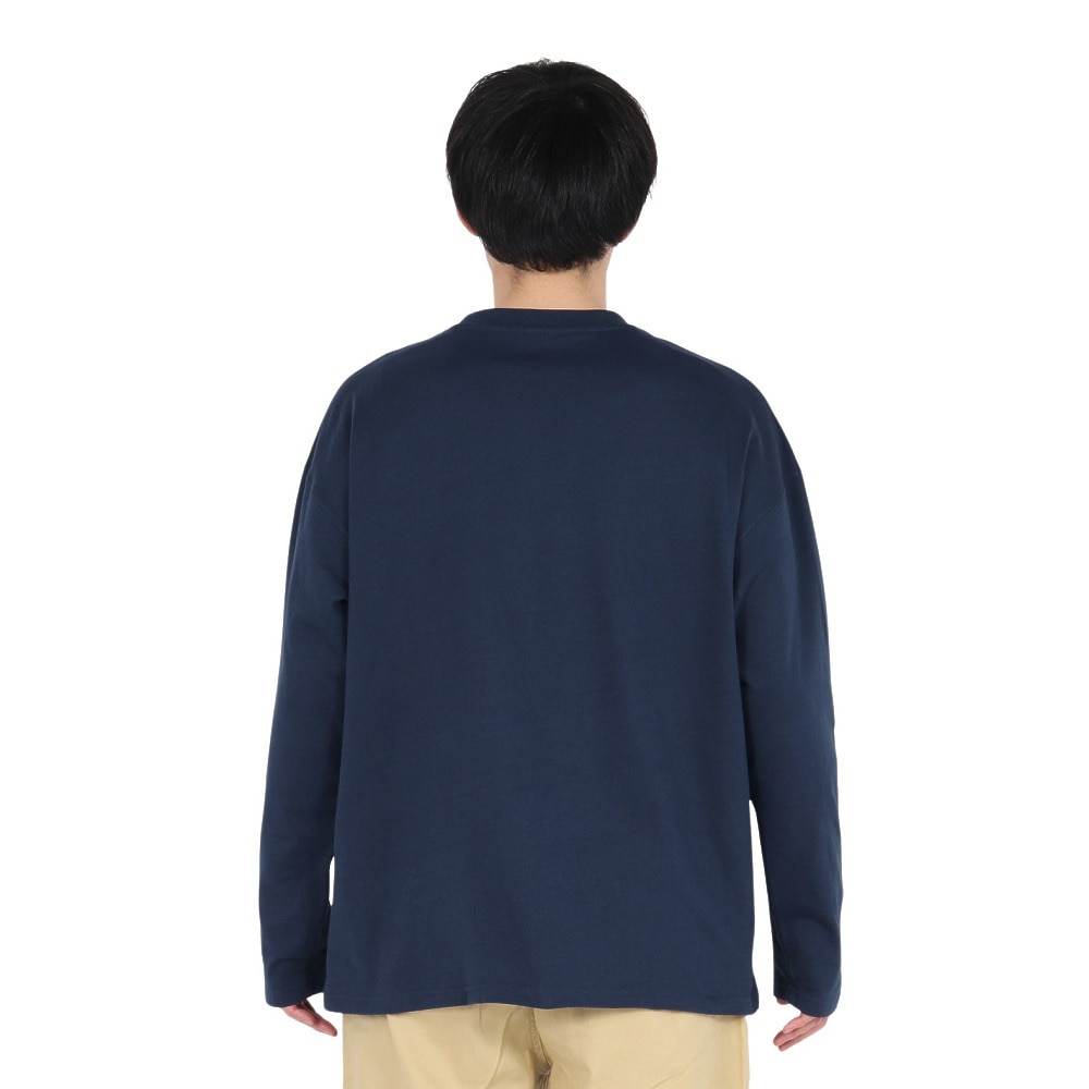 ラッセル（RUSSELL）（メンズ）88/12カレッジロゴ ロングTシャツ RBM25ES0004 NVY