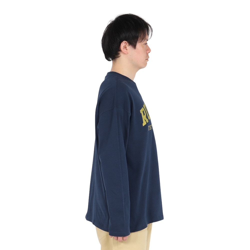 ラッセル（RUSSELL）（メンズ）88/12カレッジロゴ ロングTシャツ RBM25ES0004 NVY