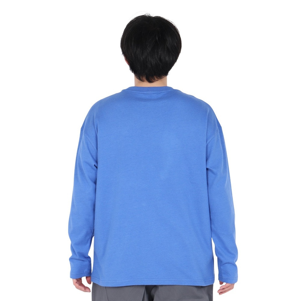 ラッセル（RUSSELL）（メンズ）88/12 カレッジロゴ 長袖Tシャツ RBM25ES0004 RBLU