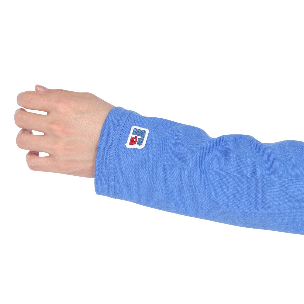 ラッセル（RUSSELL）（メンズ）88/12 カレッジロゴ 長袖Tシャツ RBM25ES0004 RBLU