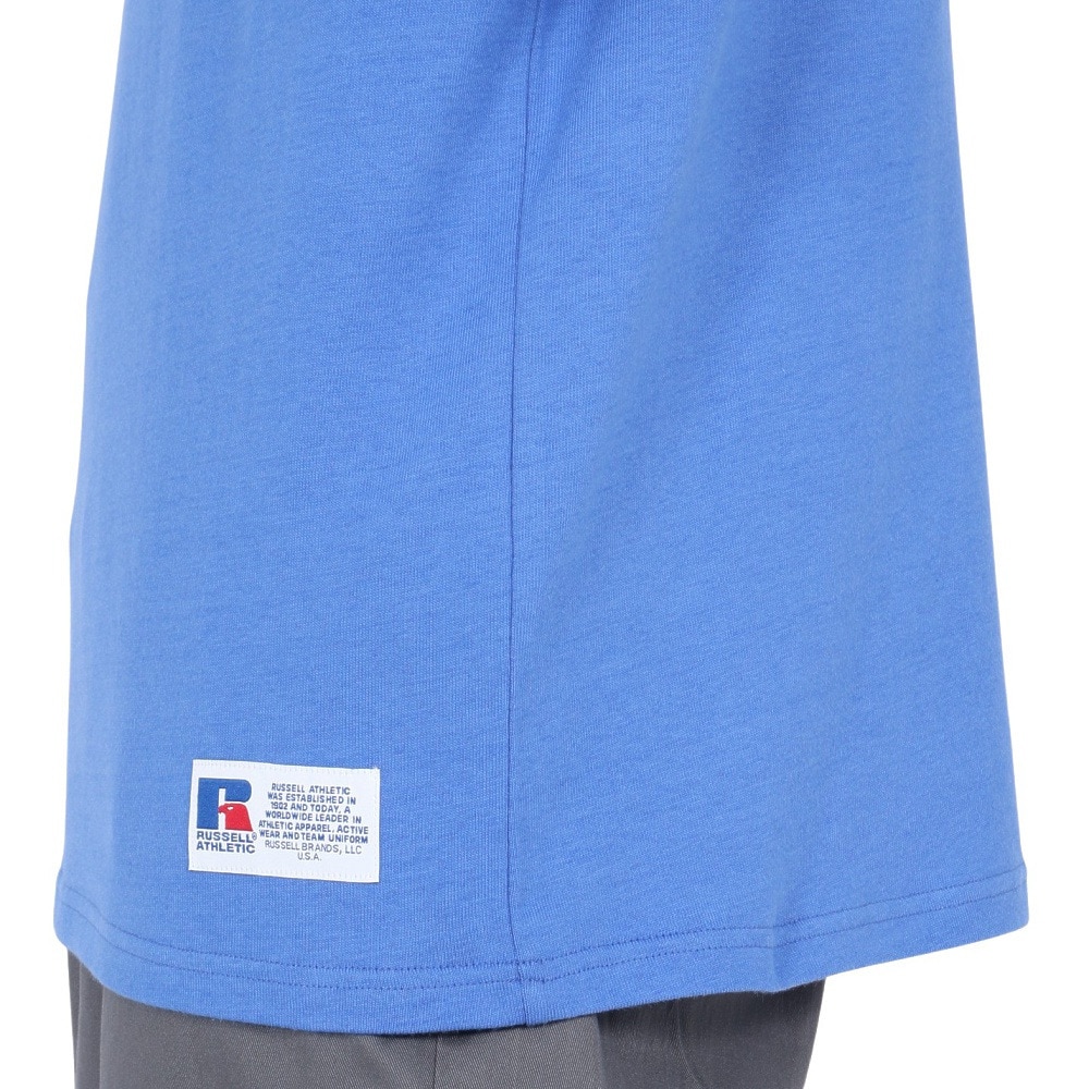 ラッセル（RUSSELL）（メンズ）88/12 カレッジロゴ 長袖Tシャツ RBM25ES0004 RBLU