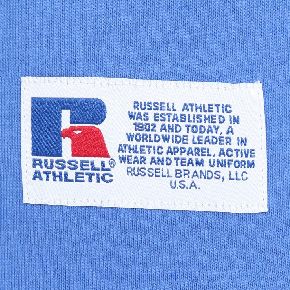 ラッセル（RUSSELL）（メンズ）88/12 カレッジロゴ 長袖Tシャツ RBM25ES0004 RBLU