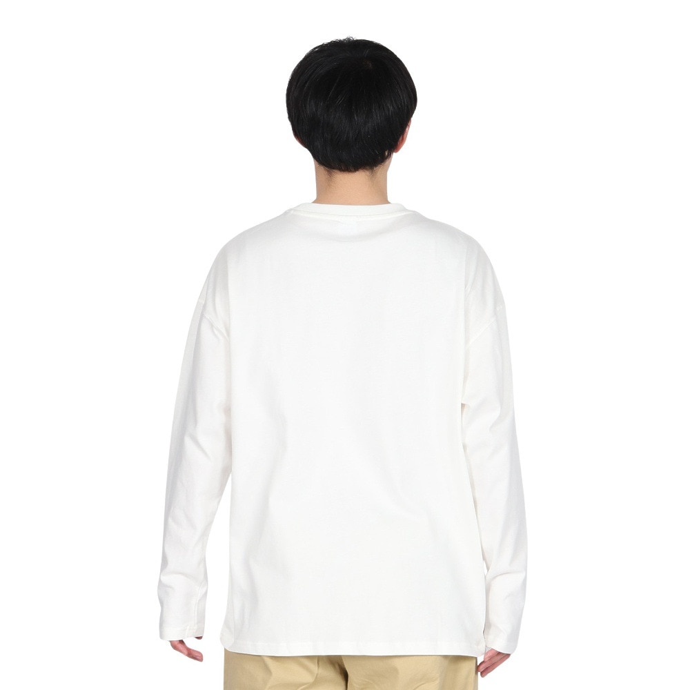 ラッセル（RUSSELL）（メンズ）88/12カレッジロゴ ロングTシャツ RBM25ES0004 WHT