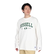 (メンズ)88/12カレッジロゴ ロングTシャツ RBM25ES0004 WHT