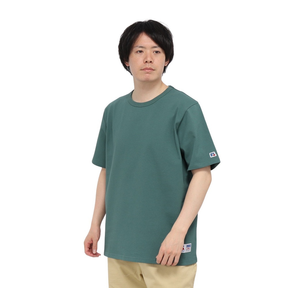 ラッセル（RUSSELL）（メンズ）プロコットン 半袖 REG Tシャツ RBM25S0003 GRN