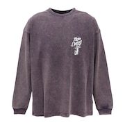 (メンズ)VASEブリーチ加工 長袖Tシャツ 25380043-PUL