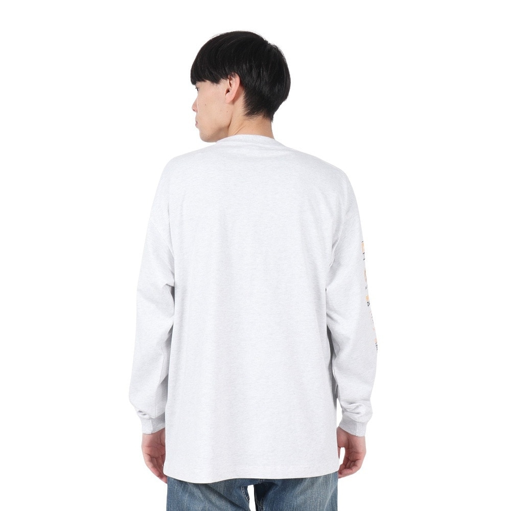 ベンデイビス（BEN DAVIS）（メンズ）長袖 半袖 レイヤードTシャツセット タギングロゴ 25380047-BGRY