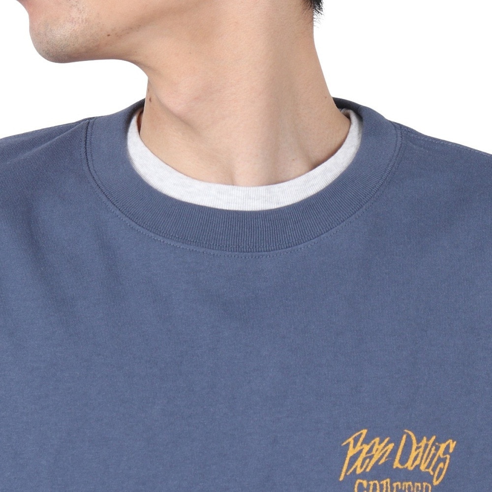 ベンデイビス（BEN DAVIS）（メンズ）長袖 半袖 レイヤードTシャツセット タギングロゴ 25380047-BGRY
