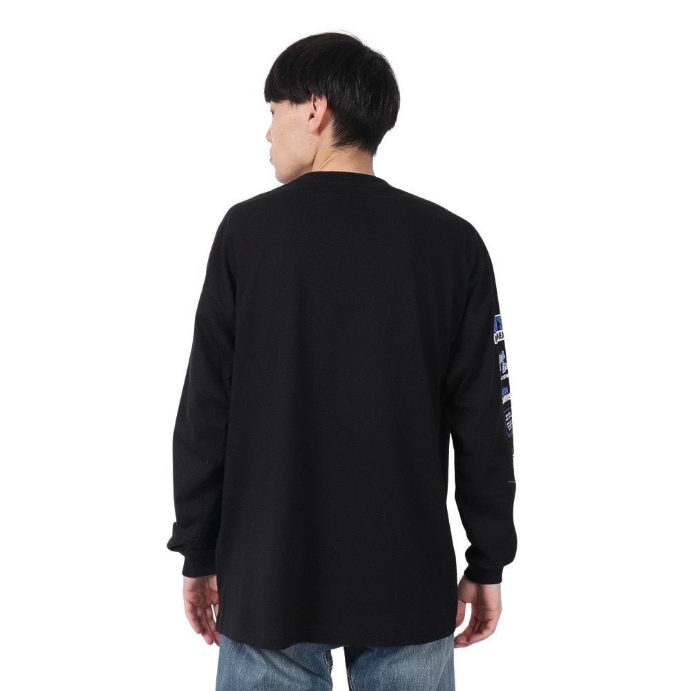 ベンデイビス（BEN DAVIS）（メンズ）長袖 半袖 レイヤードTシャツセット タギングロゴ 25380047-WHT